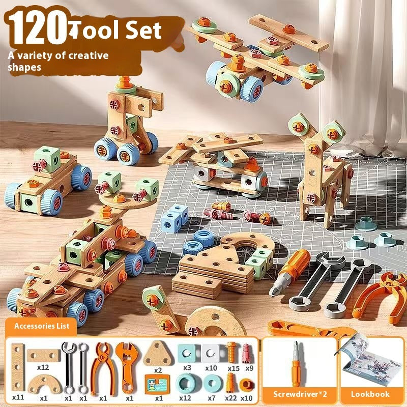 Jeu de construction et de démontage de vis pour enfants - Développement éducatif de la concentration l'analyse, la logique...