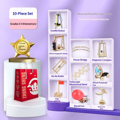 Kit d'expériences scientifiques pour enfants, jouet pour élèves du primaire