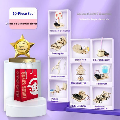 Kit d'expériences scientifiques pour enfants, jouet pour élèves du primaire