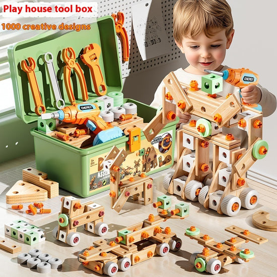 Jeu de construction et de démontage de vis pour enfants - Développement éducatif de la concentration l&