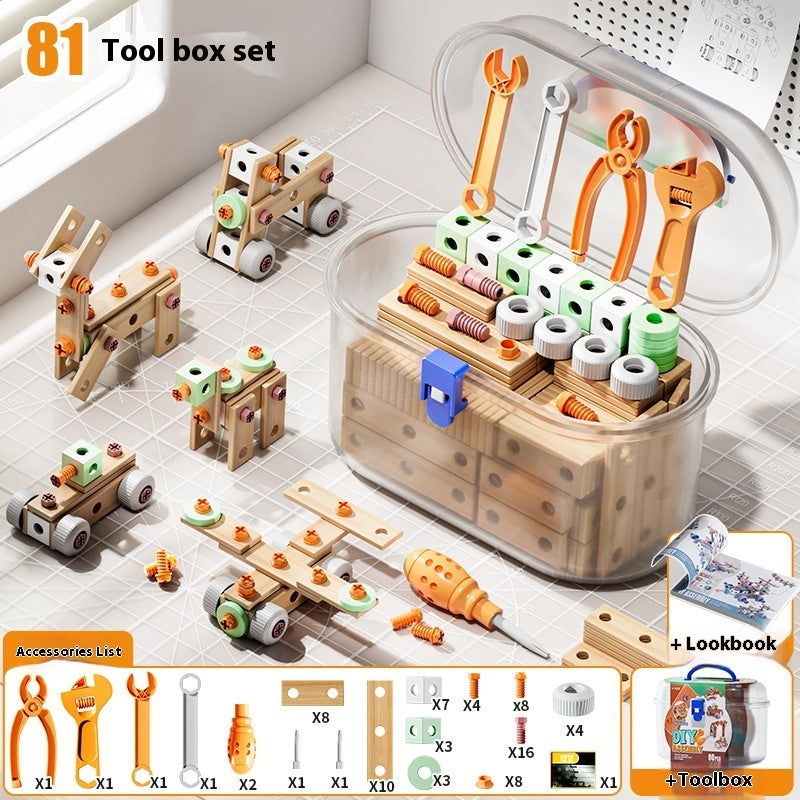 Jeu de construction et de démontage de vis pour enfants - Développement éducatif de la concentration l'analyse, la logique...